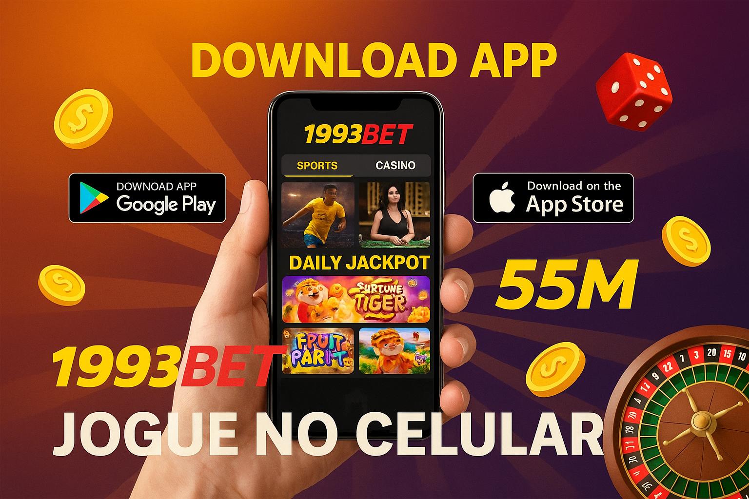 Baixar o 55MCassino App