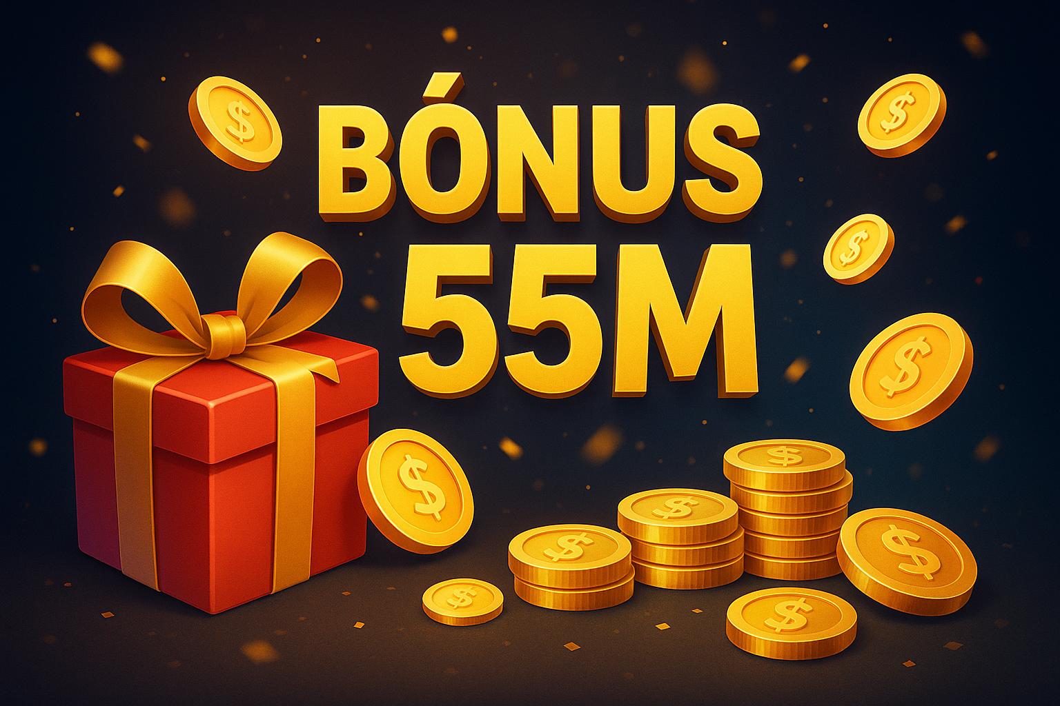 O bônus promocional 55Mé uma ótima maneira de começar sua aventura