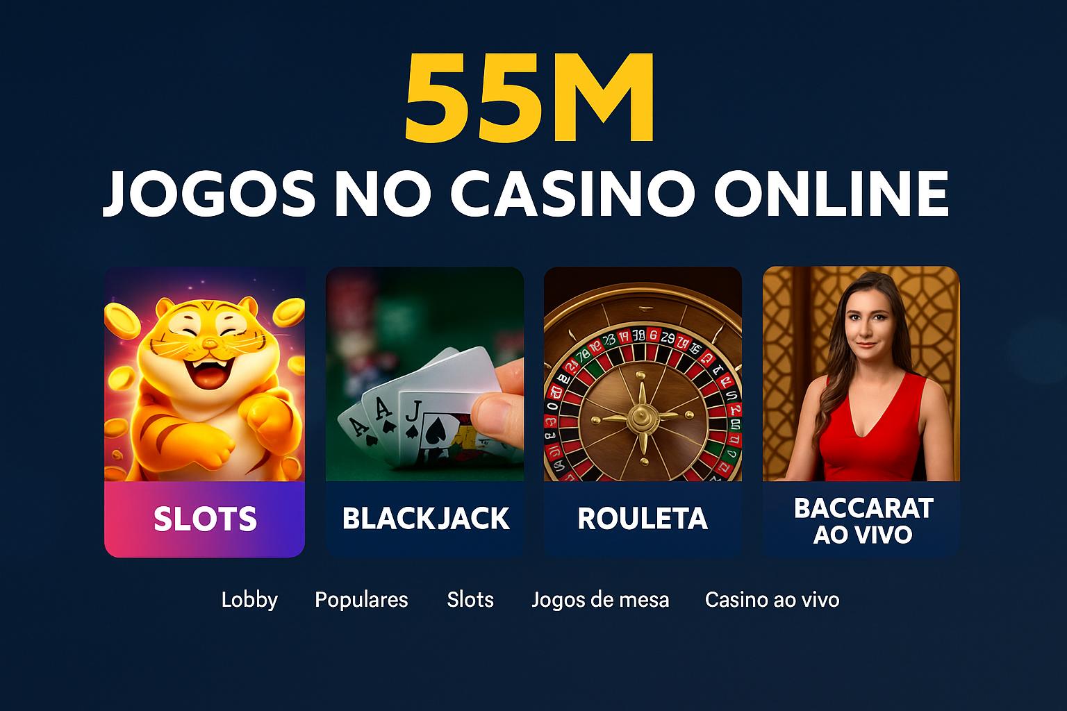 Jogos de cassino online 55M
